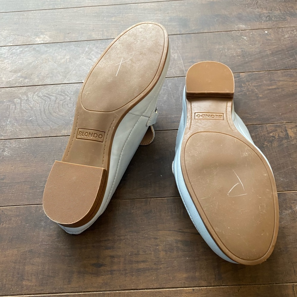 Blonde Bryce blue loafers - Picture 8 of 13